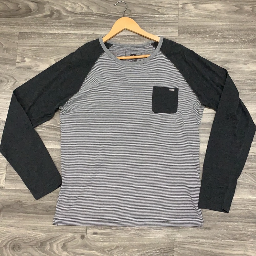 Long sleeve tee stripes comfy mens